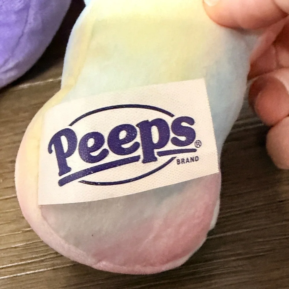 Peeps Plush Bunny Set Purple Tutu  and Tie Dye Sunglasses  Easter
